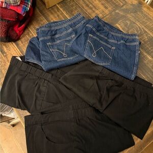 Lot of 5 Just My Size Women's Boot Cut Pants and Jeans